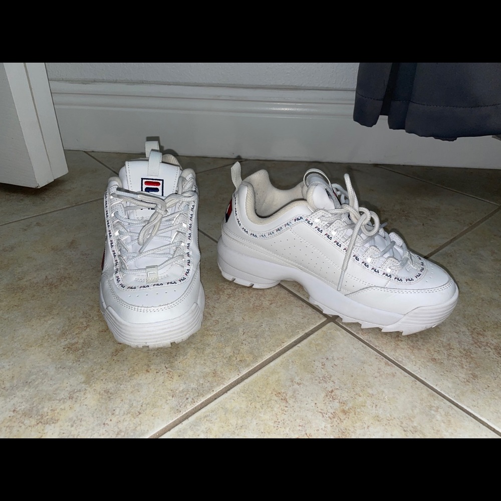 White fila disrupters